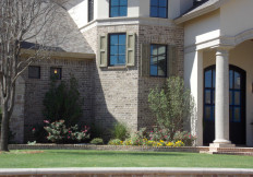 lubbock landscape flowerbeds trees irrigation